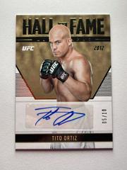 Tito Ortiz [Gold] #HF-TOZ Ufc Cards 2022 Panini Chronicles UFC Hall of Fame Autographs Prices