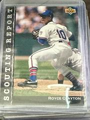 Royce Clayton #SR6 Baseball Cards 1992 Upper Deck Scouting Report Prices