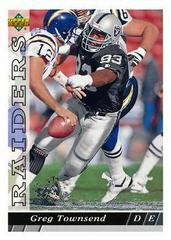 Greg Townsend #171 Football Cards 1993 Upper Deck Prices