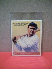Babe Ruth #53 Baseball Cards 1933 Goudey Prices