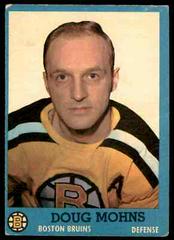 Doug Mohns #6 Hockey Cards 1962 Topps Prices