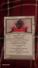 Back  | Jerome Ford [Silver] Football Cards 2022 Sage Artistry