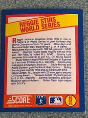 Reggie Stirs World Series #46 Baseball Cards 1989 Score Magic Motion Trivia A Year to Remember Prices