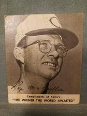 Roy McMillan #NNO Baseball Cards 1962 Kahn's Wieners Prices