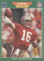 Joe Montana #381 Football Cards 1989 Pro Set Prices