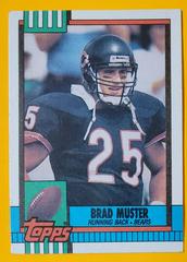 Brad Muster Football Cards 1990 Topps Tiffany Prices