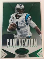 Cam Newton [Mirror Green] Football Cards 2014 Panini Certified Prices