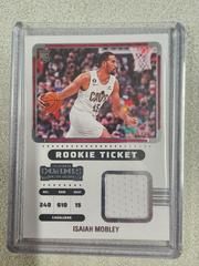 Isaiah Mobley #RTS-IMC | Isaiah Mobley Basketball Cards 2022 Panini Contenders Rookie Ticket Swatches