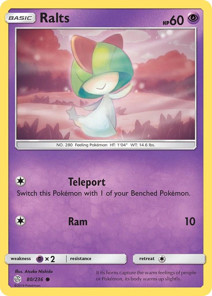 Ralts #80 Pokemon Cosmic Eclipse