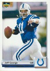 Jeff George Football Cards 1992 Upper Deck Gold Prices