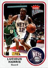 Lucious Harris #17 Basketball Cards 2002 Fleer Platinum Prices