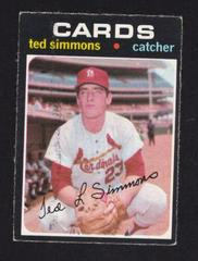Ted Simmons #117 Baseball Cards 1971 O Pee Chee Prices
