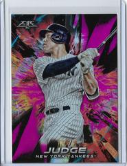 Aaron Judge [Magenta] #1 Baseball Cards 2018 Topps Fire Prices
