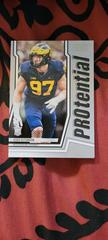 Front Of Card | Aidan Hutchinson Football Cards 2022 Panini Score Protential