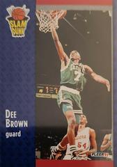 My Card | Dee Brown Basketball Cards 1991 Fleer