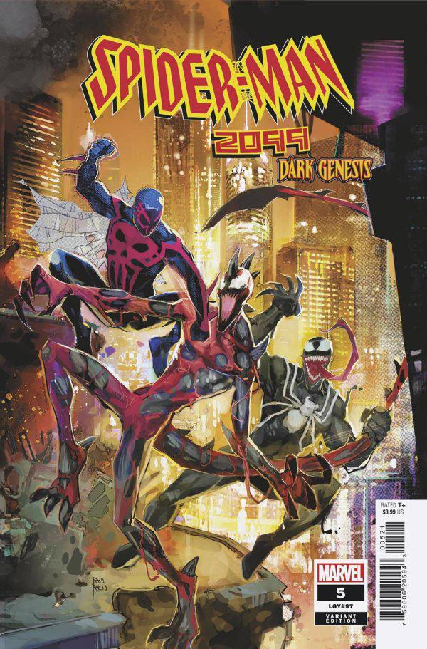 Spider-Man 2099: Dark Genesis [Reis] #5 (2023) Comic Books Spider-Man 2099: Dark Genesis