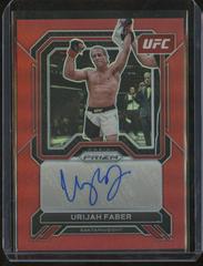 Urijah Faber [Red] Ufc Cards 2023 Panini Prizm UFC Superstar Autographs Prices