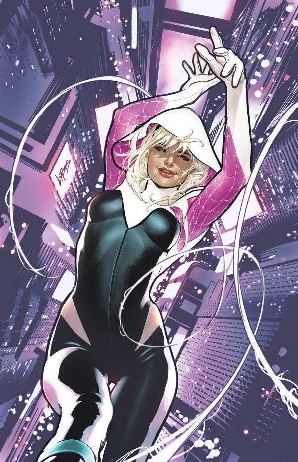 Spider-Gwen: The Ghost-Spider [Villalobos Virgin] #1 (2024) Comic Books Spider-Gwen: The Ghost-Spider