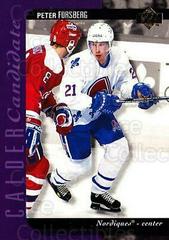 Peter Forsberg #528 Hockey Cards 1994 Upper Deck Prices