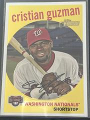 Christian Guzman #C211 Baseball Cards 2008 Topps Heritage Chrome Prices