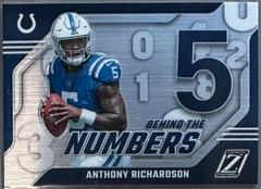 Anthony Richardson #2 Football Cards 2023 Panini Zenith Behind the Numbers Prices