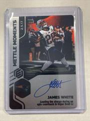 James White Football Cards 2022 Panini Elements Mettle Moments Autographs Prices