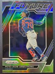 Pete Crow-Armstrong [Silver] #FT6 Baseball Cards 2023 Panini Prizm Future Tools Prices