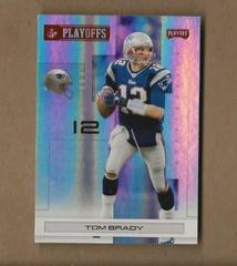 Tom Brady [Red Holofoil] #56 Football Cards 2007 Playoffs NFL Prices