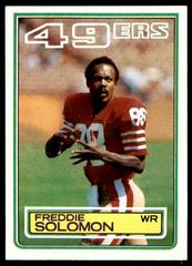 Freddie Solomon #172 Football Cards 1983 Topps Prices