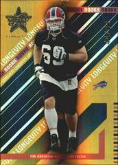 Tim Anderson [Gold] Football Cards 2004 Leaf Rookies & Stars Longevity Prices