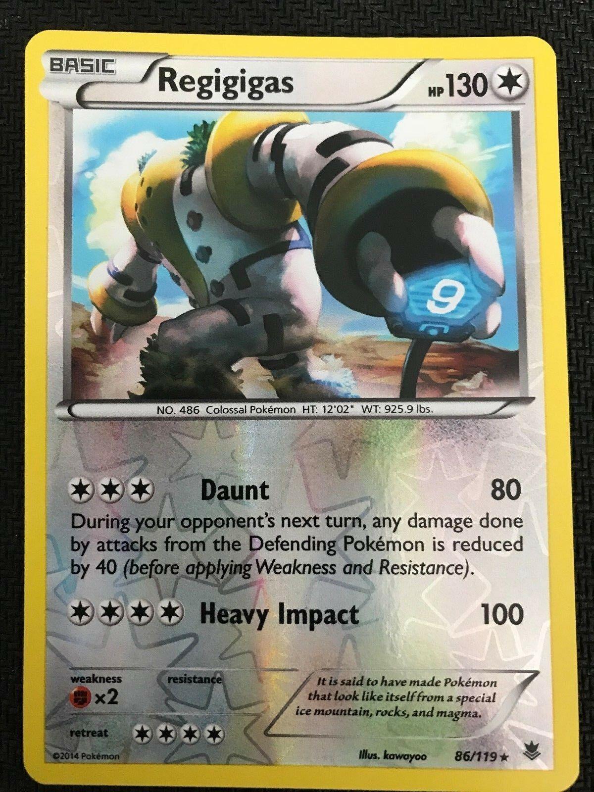 Regigigas [Reverse Holo] 86 Prices Pokemon Phantom Forces Pokemon