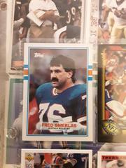Front Side | Fred Smerlas Football Cards 1989 Topps