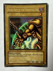 Right Arm Of The Forbidden One YuGiOh Legend of Blue Eyes White Dragon Prices