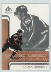 Marian Gaborik Hockey Cards 2001 SP Game Used Prices