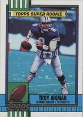 Troy Aikman #482 Football Cards 1990 Topps Prices