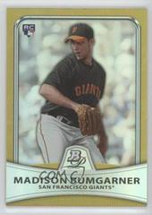Madison Bumgarner [Gold Refractor] #73 Baseball Cards 2010 Bowman Platinum Prices