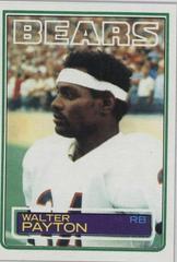 Walter Payton Football Cards 1983 Topps Prices
