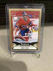 Carey Price [Bronze] Hockey Cards 2021 Parkhurst Prices