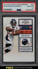 Knowshon Moreno #29 Football Cards 2010 Playoff Contenders Prices