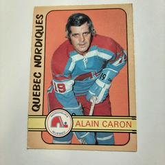Alain Caron #324 Hockey Cards 1972 O-Pee-Chee Prices