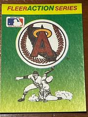 California Angels Baseball Cards 1990 Fleer Action Series Stickers Prices