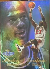 Michael Jordan [Row 3] Basketball Cards 1997 Flair Showcase Prices