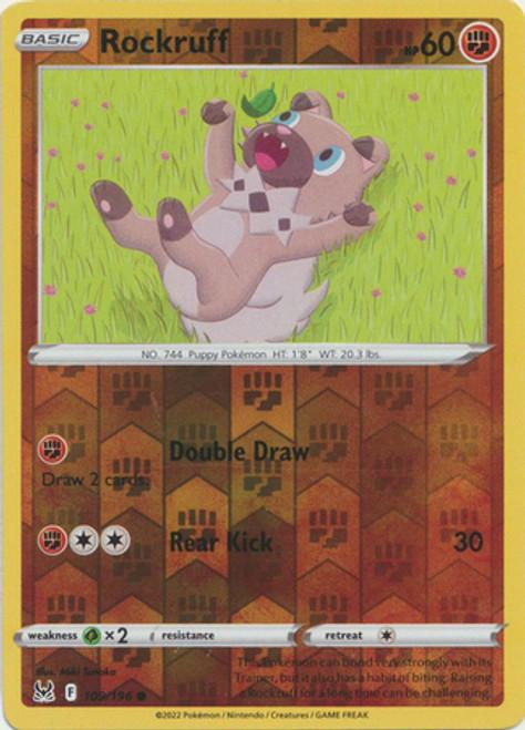 Rockruff [Reverse Holo] #109 Prices | Pokemon Lost Origin | Pokemon Cards