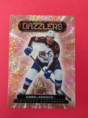 Gabriel Landeskog [Pink] Hockey Cards 2022 Upper Deck Dazzlers Prices
