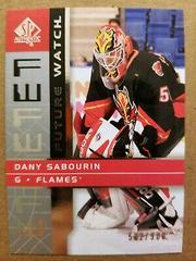 Dany Sabourin #172 Hockey Cards 2002 SP Authentic Prices