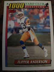 Flipper Anderson Football Cards 1991 Topps 1000 Yard Club Prices