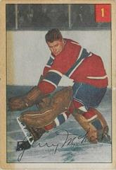 Gerry McNeil #1 Hockey Cards 1954 Parkhurst Prices