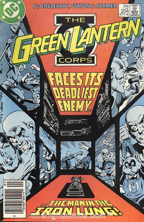 The Green Lantern Corps [Newsstand] #204 (1986) Comic Books Green Lantern Corps