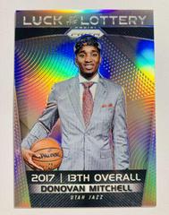 Donovan Mitchell [Silver Prizm] #DMI Basketball Cards 2017 Panini Prizm Luck of the Lottery Prices