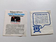 Manual And Insert | Tooth Protectors Atari 2600